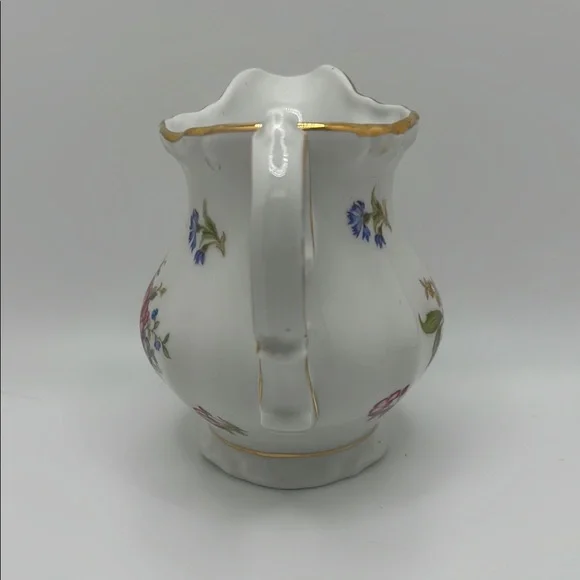 Vintage Creamer Winterling Bavaria Porcelain Floral Gold Accents - Picture 3 of 10